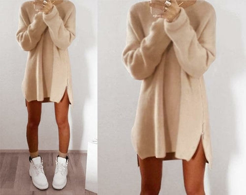 2018 New Fashion Women's Sweater Winter Keep Warm Long Sleeve O-neck